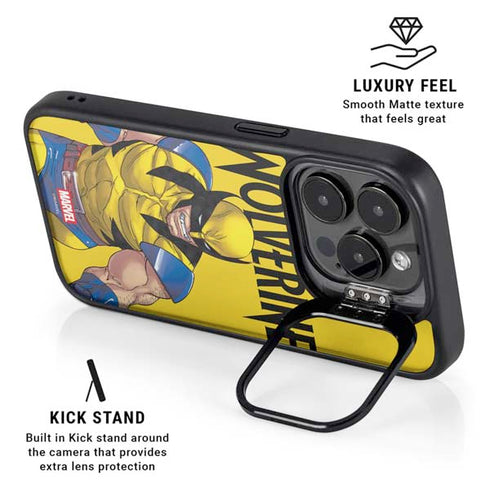 Marvel X-Men The Wolverine iPhone 14 Pro Kickstand Case